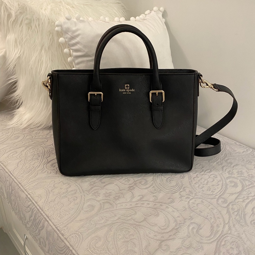 Kate Spade satchel - black leather